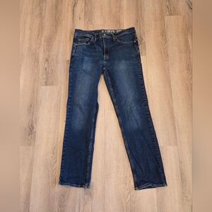 Devil Dog Jeans Original Straight Mens Size 34x32 (34x31)  Dark Wash DD3005